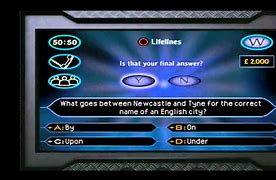 Image result for Who Wants to Be a Millionaire PS1