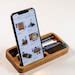 Image result for Wooden iPhone Stands for Desk