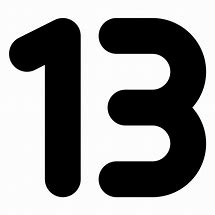 Image result for Number 13 Logo