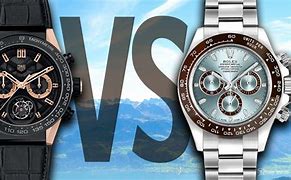 Image result for Tag Heuer vs Rolex