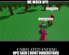 Image result for Roblox NPC Meme
