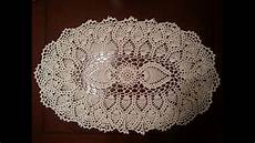 crochet doilies crochet doily oval pineapple doily part 1 crochet doilies crochet doily oval pineapple doily part 1