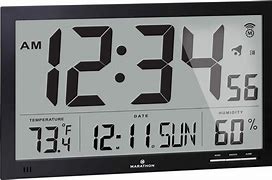 Image result for Clock with Temperature Display