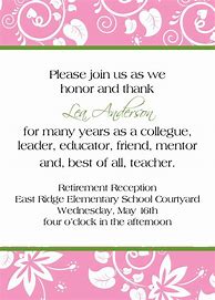 Image result for Retirement Party Announcement Email