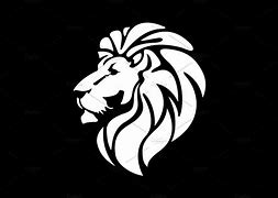 Image result for Lion Head Logo Black and White
