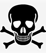Image result for Black Skull and Crossbones Emoji