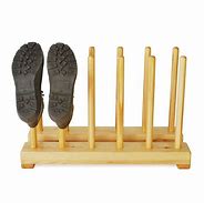 Image result for wood boots hanger