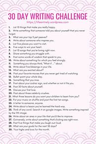 Image result for 30-Day Writing Prompts Challenges OTP