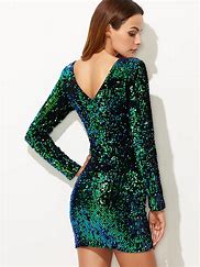 Image result for Green Glitter Dress