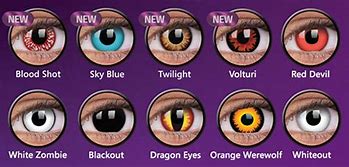 Image result for Rainbow Eye Contact Lenses