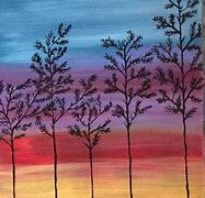 Image result for Northern Lights Acrylic Painting