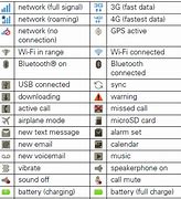 Image result for Cell Phone Icons List
