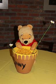 Image result for Pooh Bear Baby Shower Centerpieces