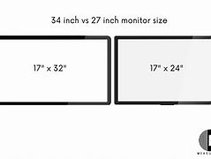 Image result for 34 Monitor Dimensions