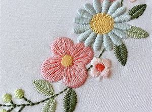 Image result for Flower Embroidery Designs