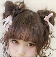 Image result for Cute Medium Hair Styles Kawaii