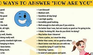 Image result for How to Answer What Are You Doing