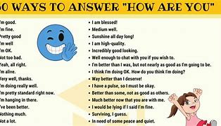 Image result for How Are You Doing Alternatives