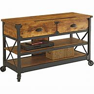 Image result for Rustic Industrial TV Stand