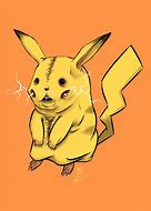 Image result for Pikachu Meme Face Drawing