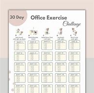 Image result for Office Workout Challenge
