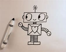 Image result for Draw Cartoon Robot