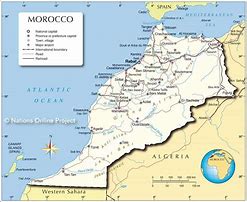 Image result for Morocco On Africa Map