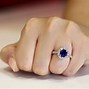 Image result for Sapphire and Diamond Engagement Rings