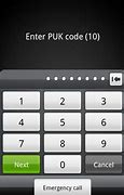 Image result for Where to Enter PUK Code