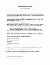 Image result for Cell Phone Contract Teenagers Editable