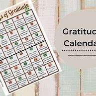 Image result for Kindness and Gratitude Calendar