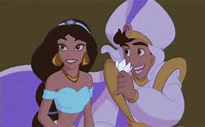 Image result for Aladdin and Jasmine Say Hello