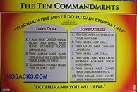 Image result for 10 Commandments Poster