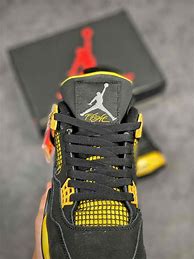 Image result for Air Jordan 4 Yellow Thunder