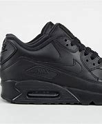 Image result for Black Leather Nike Air Max Shoes