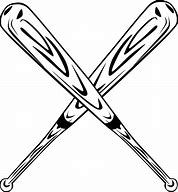Image result for Baseball Bat Cross Clip Art