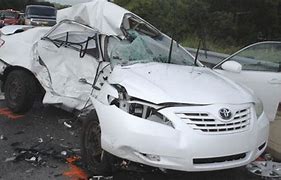 Image result for Wrecked 2020 Toyota Camry On Road