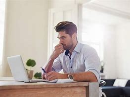 Image result for Work From Home Man