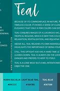 Image result for Teal Color Meaning