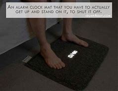 Image result for Stand On Alarm Clock Mat