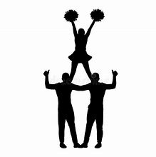 Image result for Cheer Pyramid Clip Art