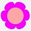 Image result for 60s Flower Clip Art
