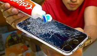 Image result for iPhone 5C Cracked Screen