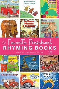 Image result for Preschool Rhyming Books