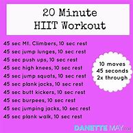 Image result for 20 Minute HIIT Workout