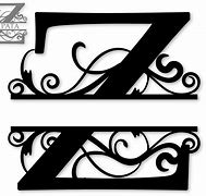 Image result for Fancy Z Monogram