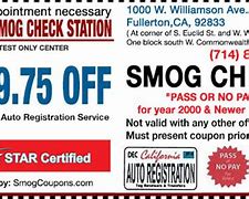 Image result for Fullerton Smog Check Coupon