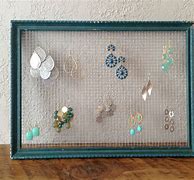 Image result for Chicken Wire Earring Holder