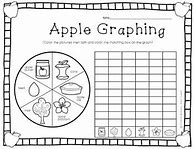 Image result for Preschool Apple Graph
