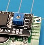 Image result for LCD-Display 1602 I2C Converter Back